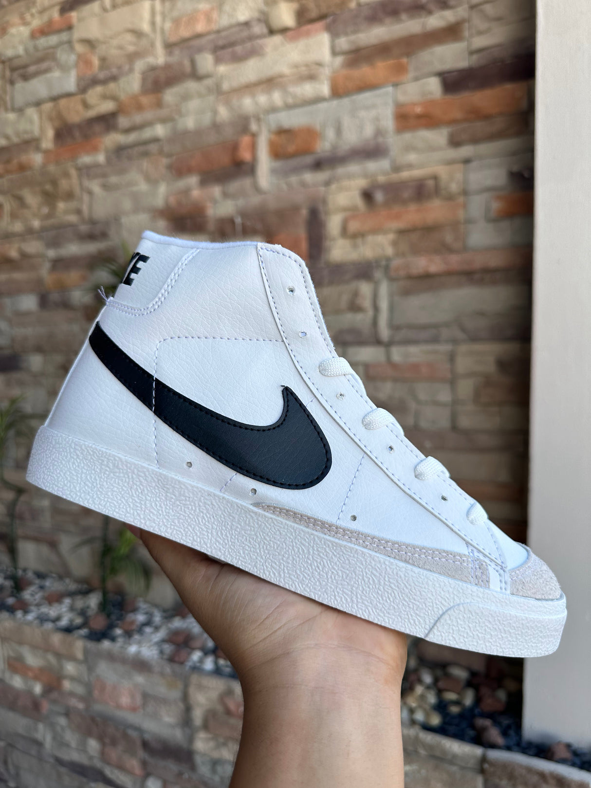 BLAZZER BOTA BLANCO NEGRO