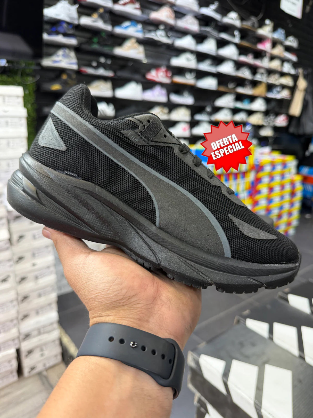 PUMA RUNING NEGRO OXFORD