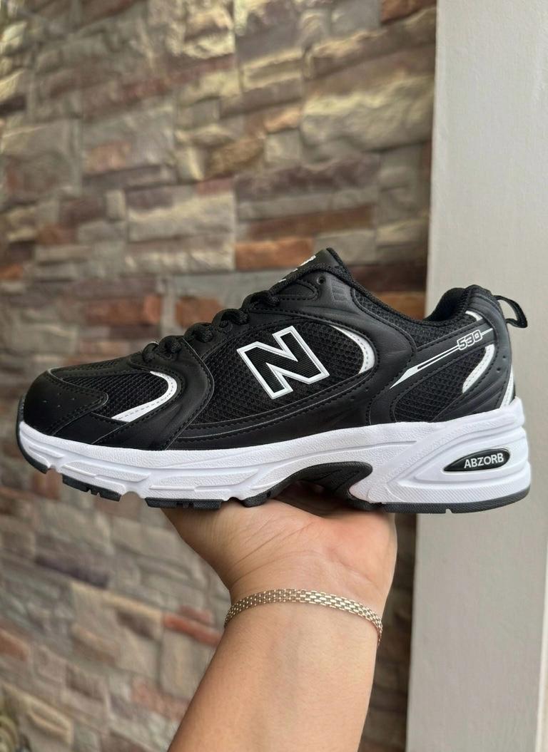 NEW BALANCE 530 NEGRO BLANCO_