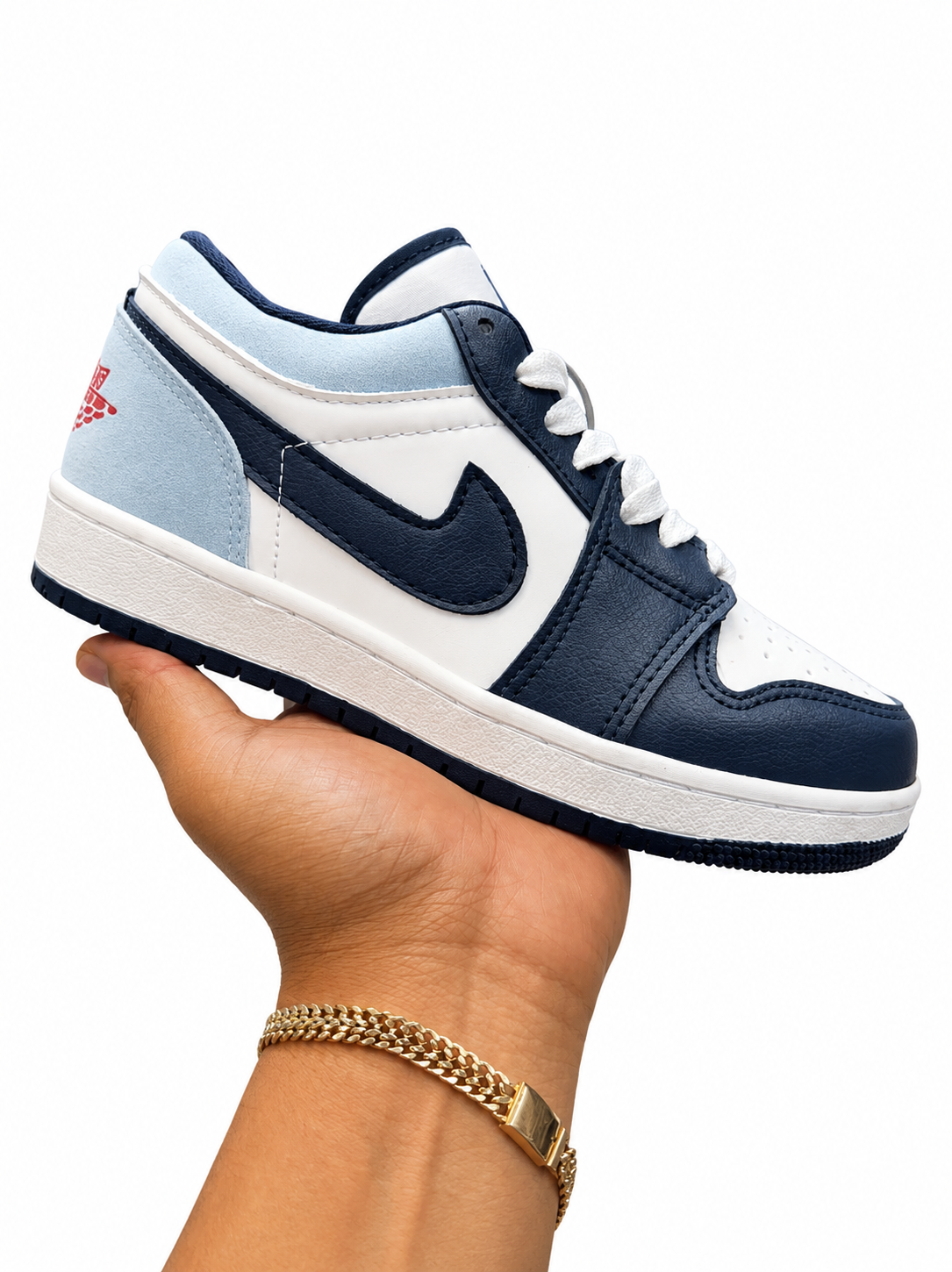 JORDAN 1 LOW MARINO BLANCO CIELO
