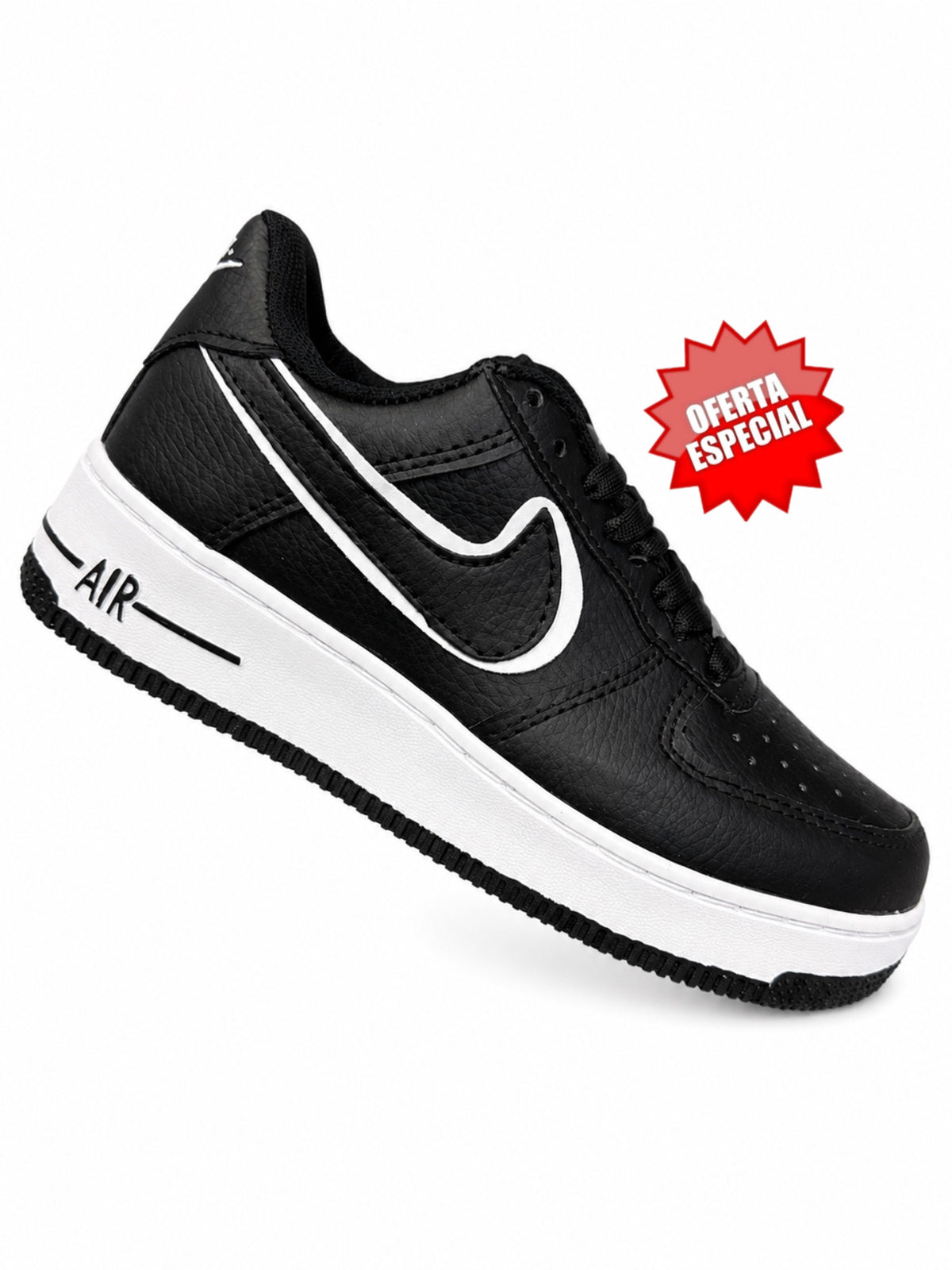 AF1 NEGRO BLANCO DOS PIPAA