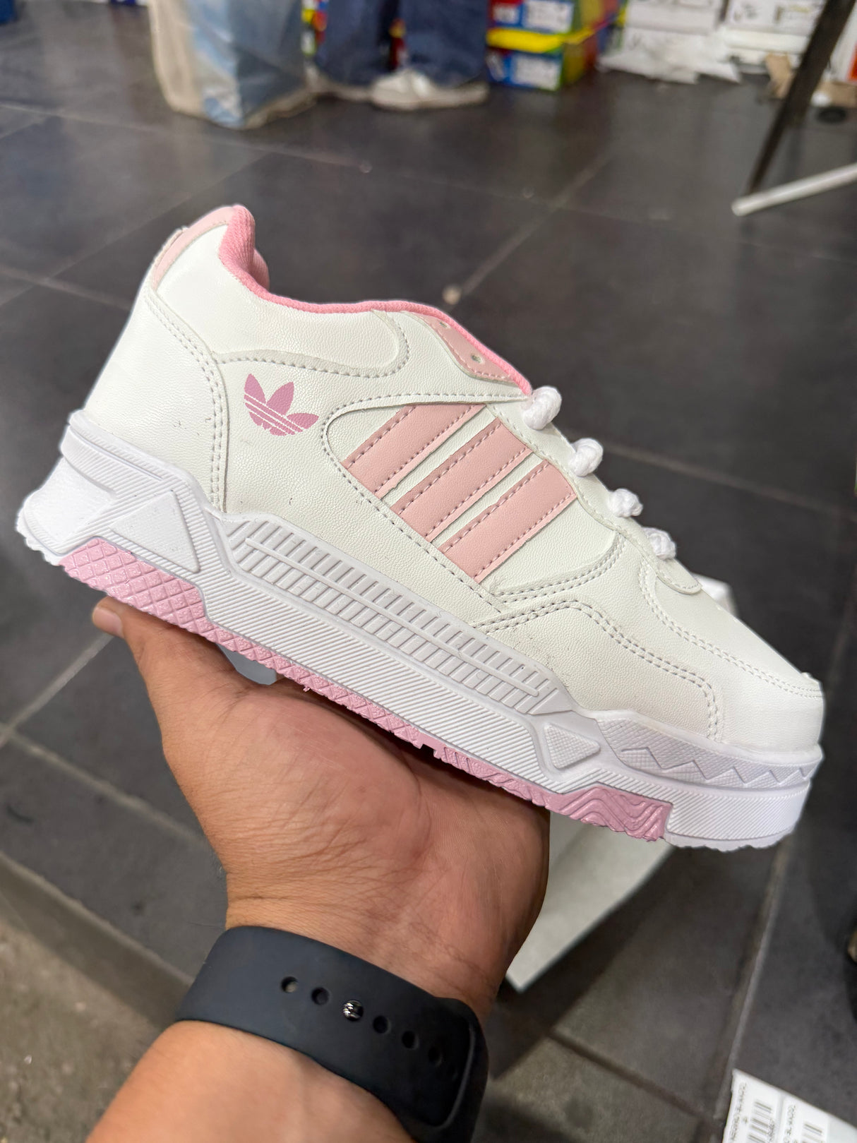 PTF ADIDAS BLANCO ROSA