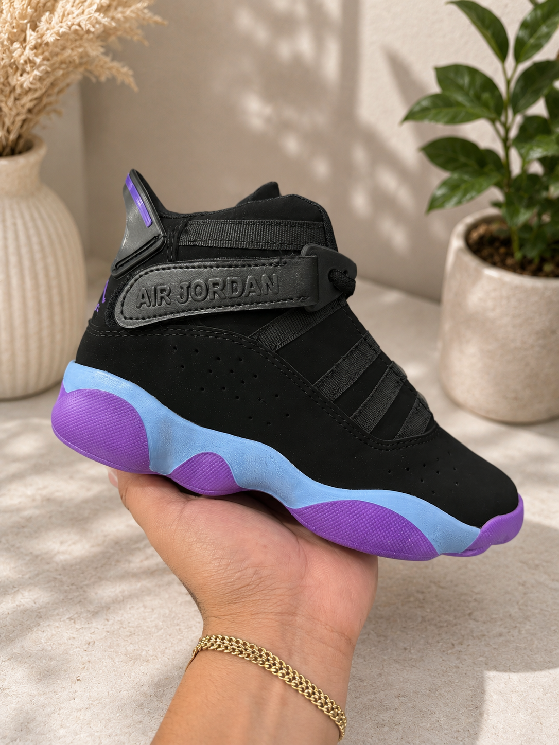 6 AROS NEGRO MORADO
