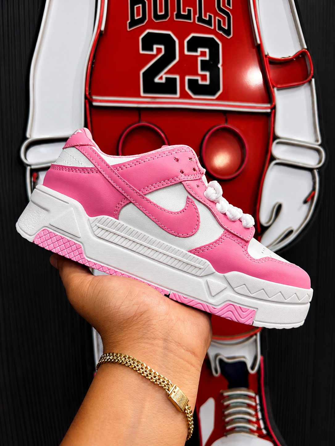 DUNK PTF ROSA BLANCO