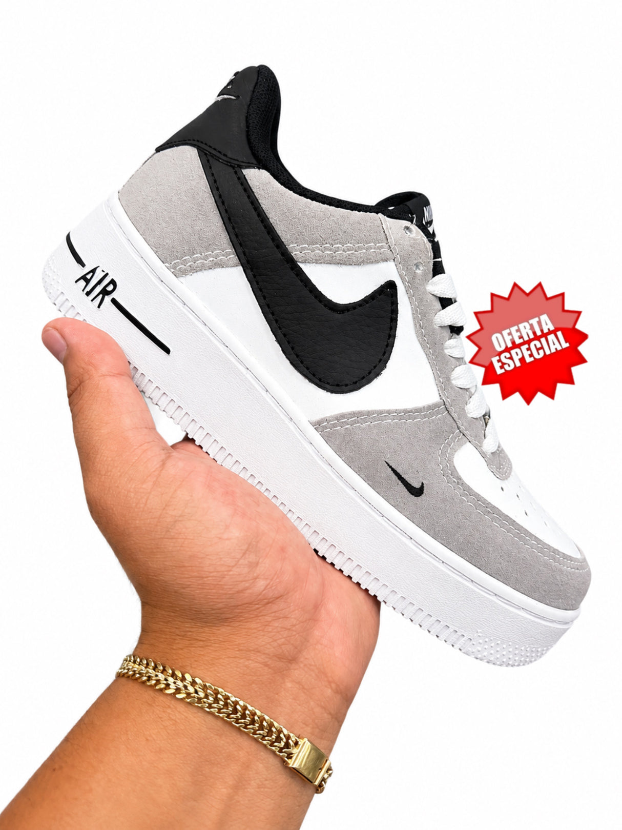 AF1 GRIS NEGRO BOOK