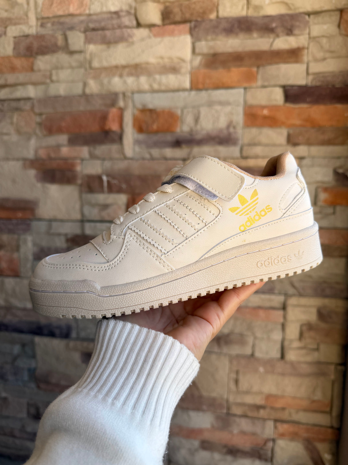 ADIDAS FORUM BEIGE ORO