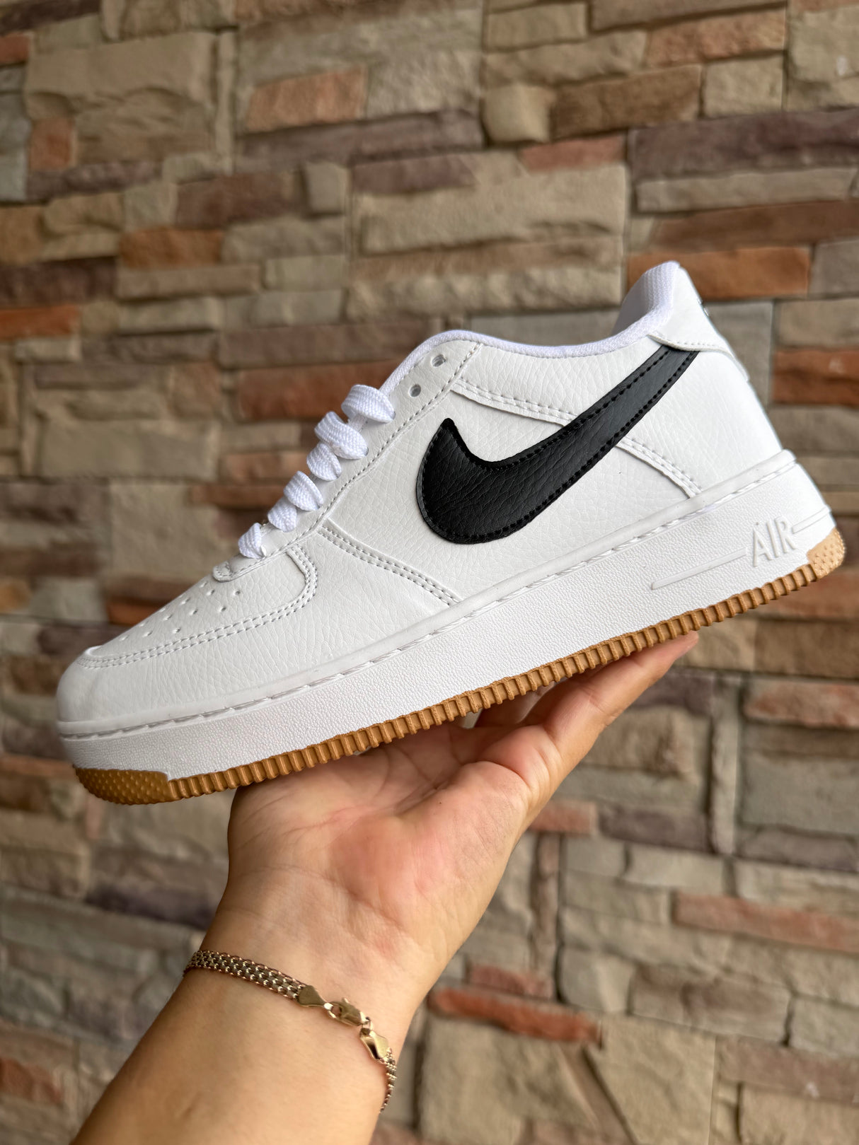 AF1 BLANCO NEGRO SUELA