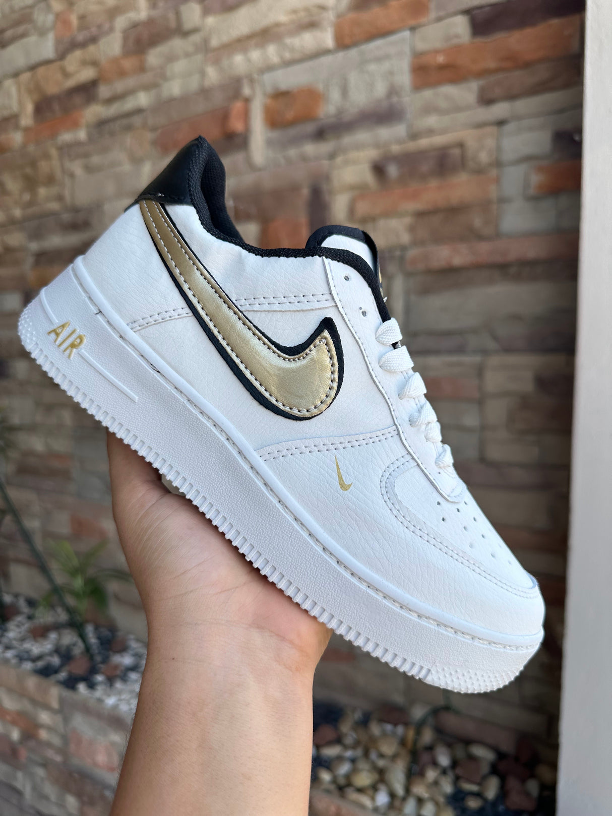 AF1 BLANCO ORO