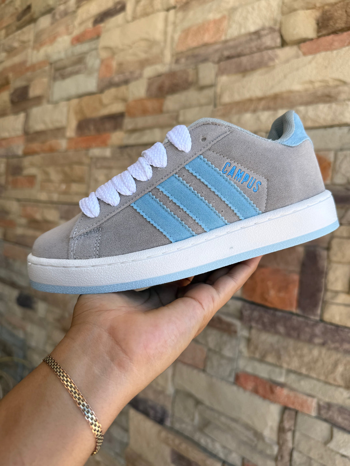 ADIDAS CAMPUS GRIS CIELO