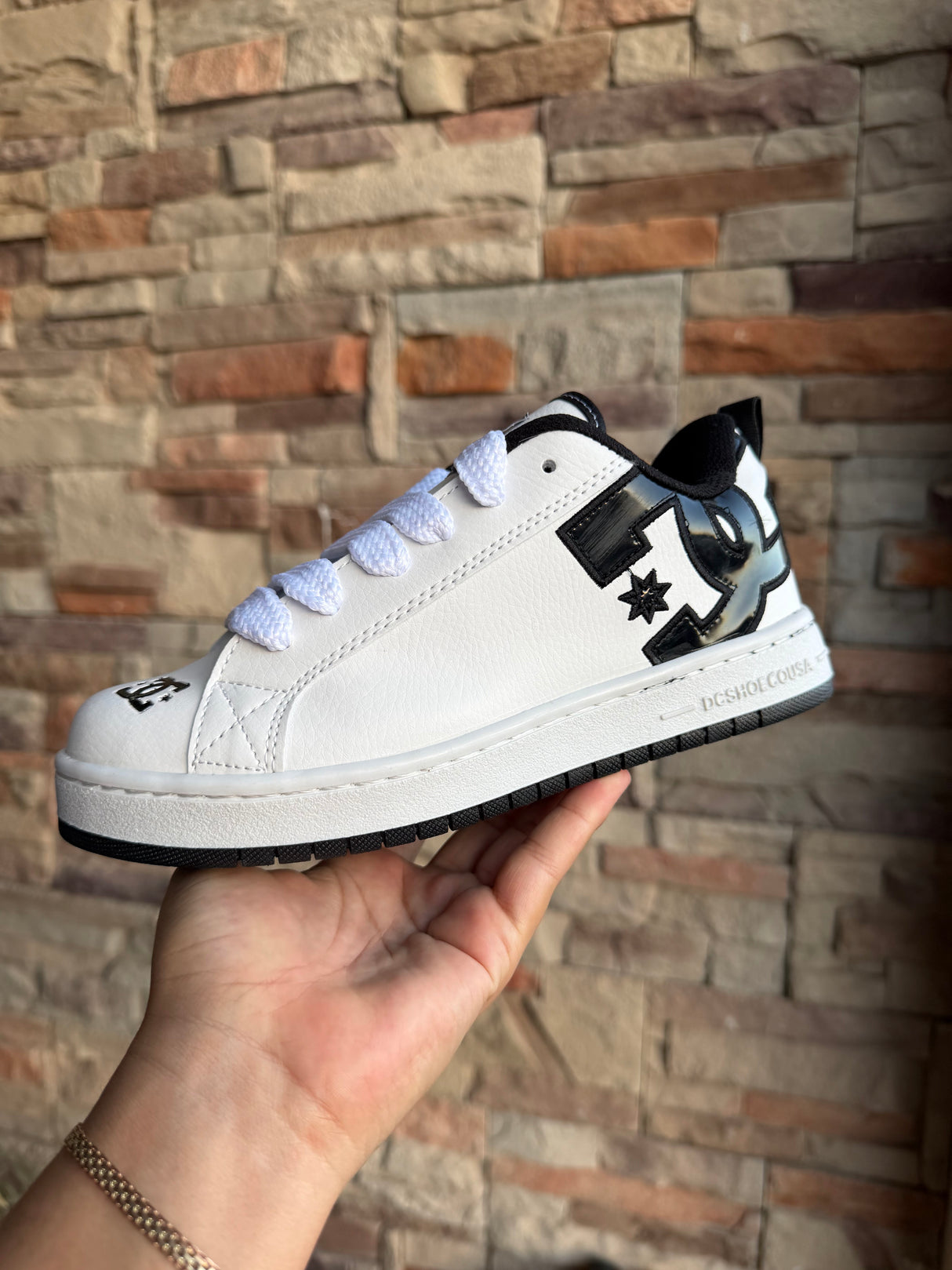 DC SHOES BLANCO NEGRO