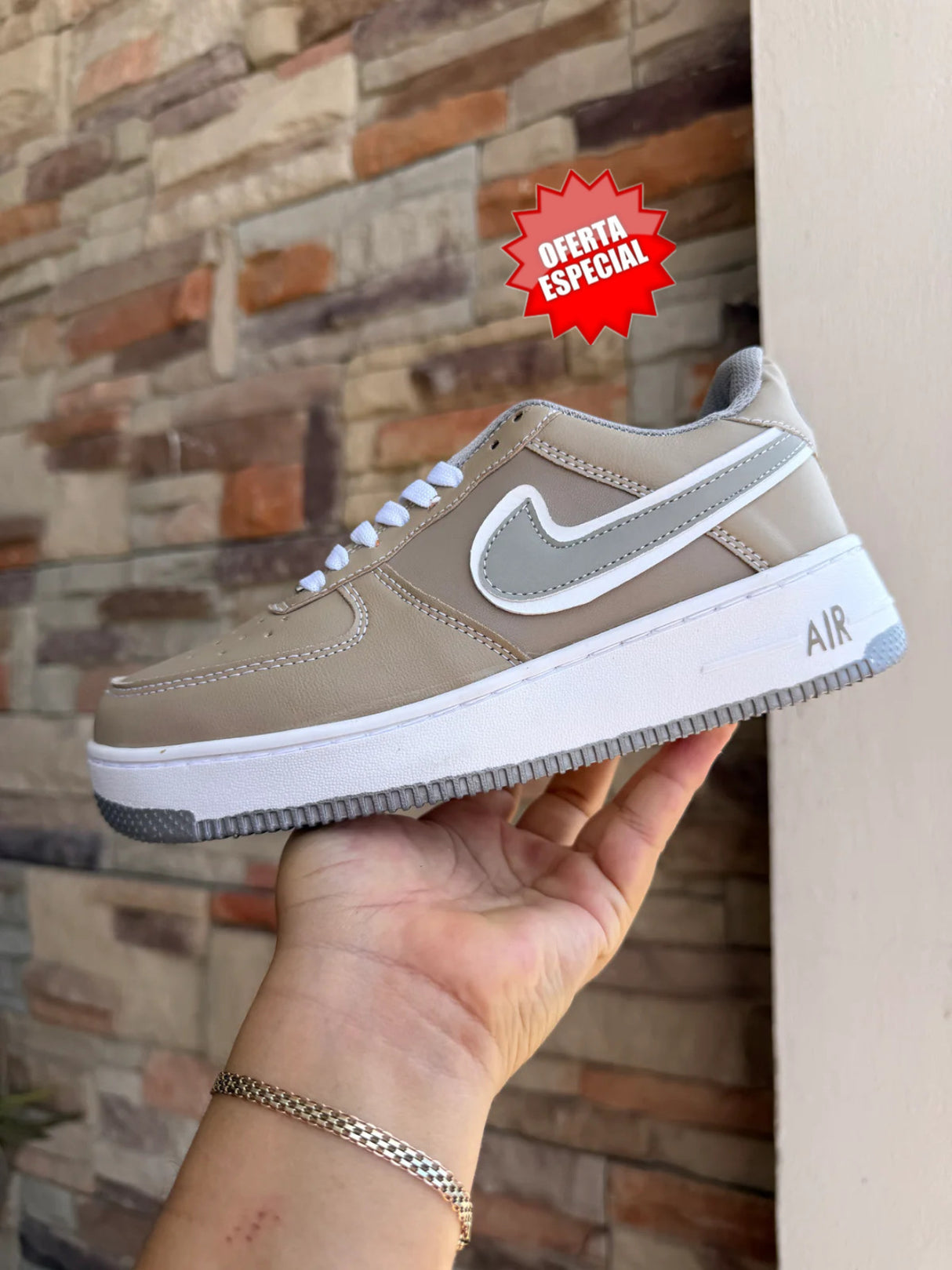 AF1 BEIGE GRIS_