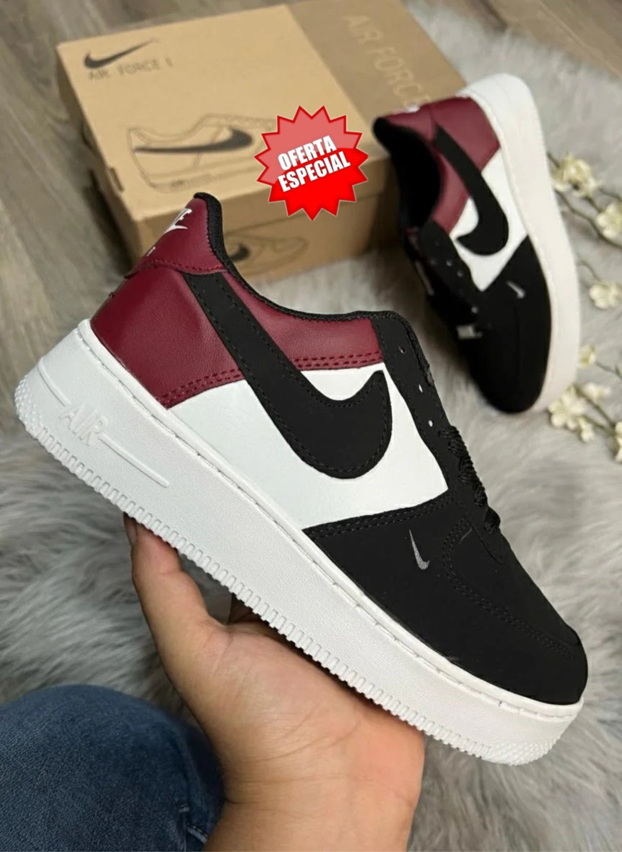 AF1 NEGRO VINO_