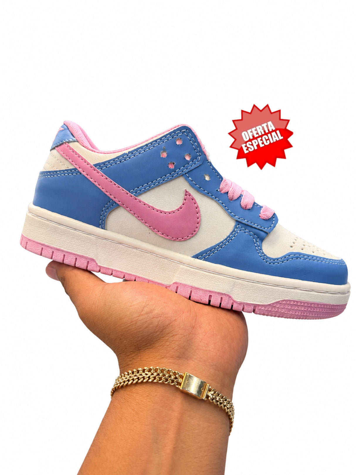 DUNK LATE AZUL CIELO ROSA