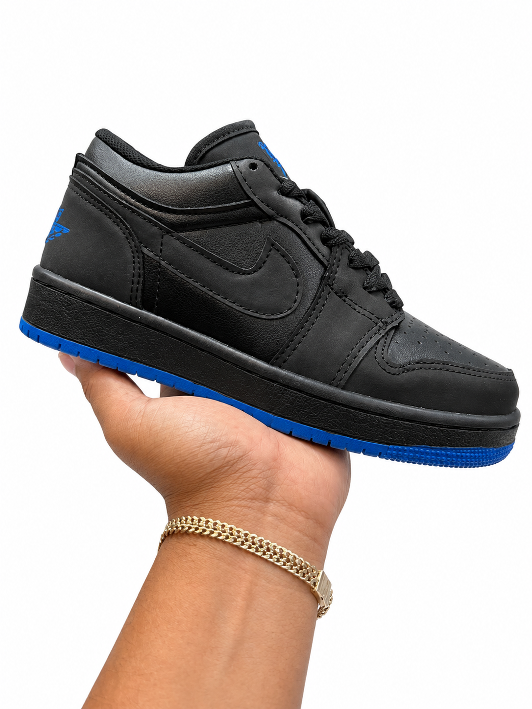 JORDAN 1 LOW NEGRO REY