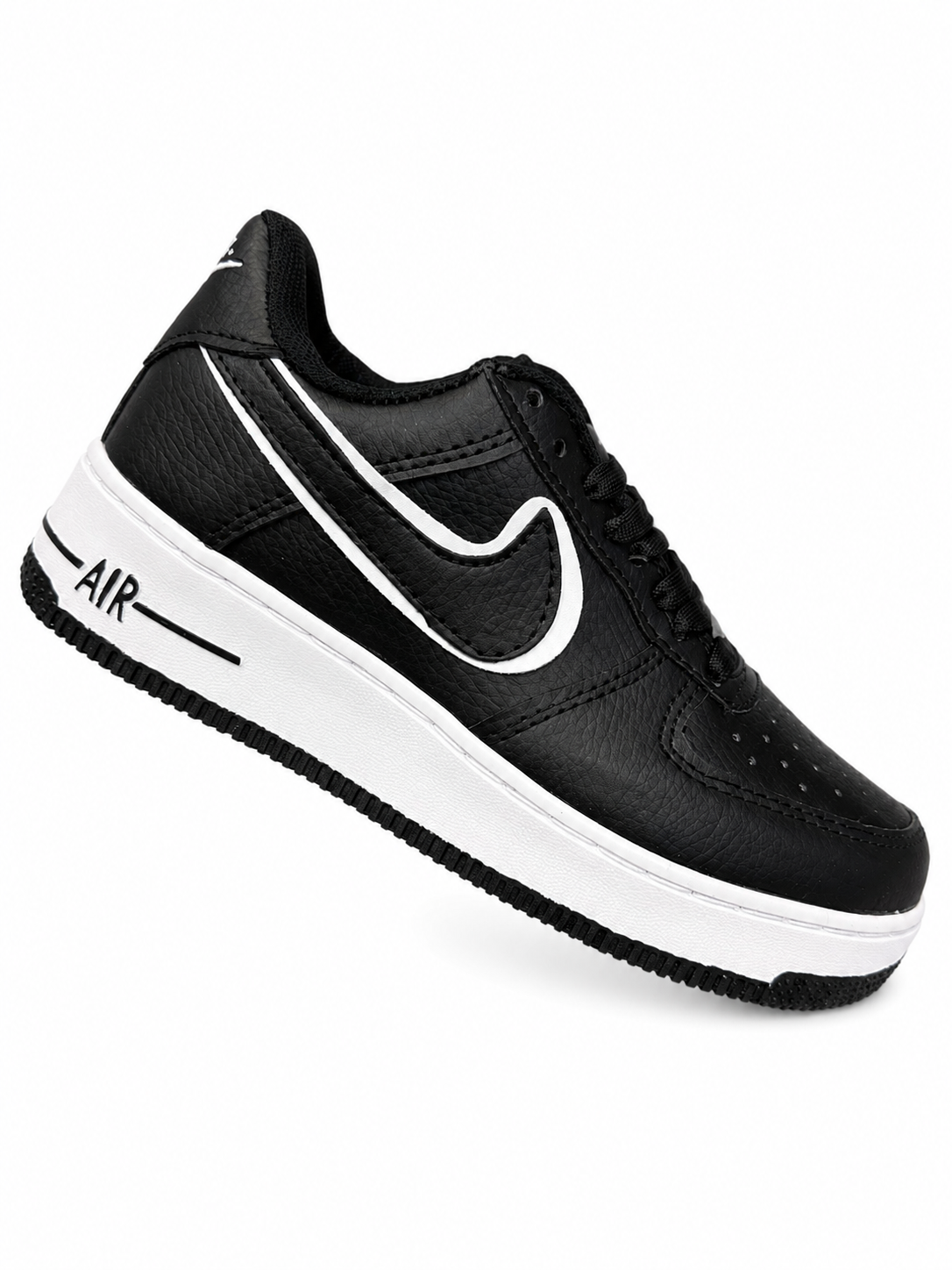 AF1 NEGRO BLANCO DOS PIPAA