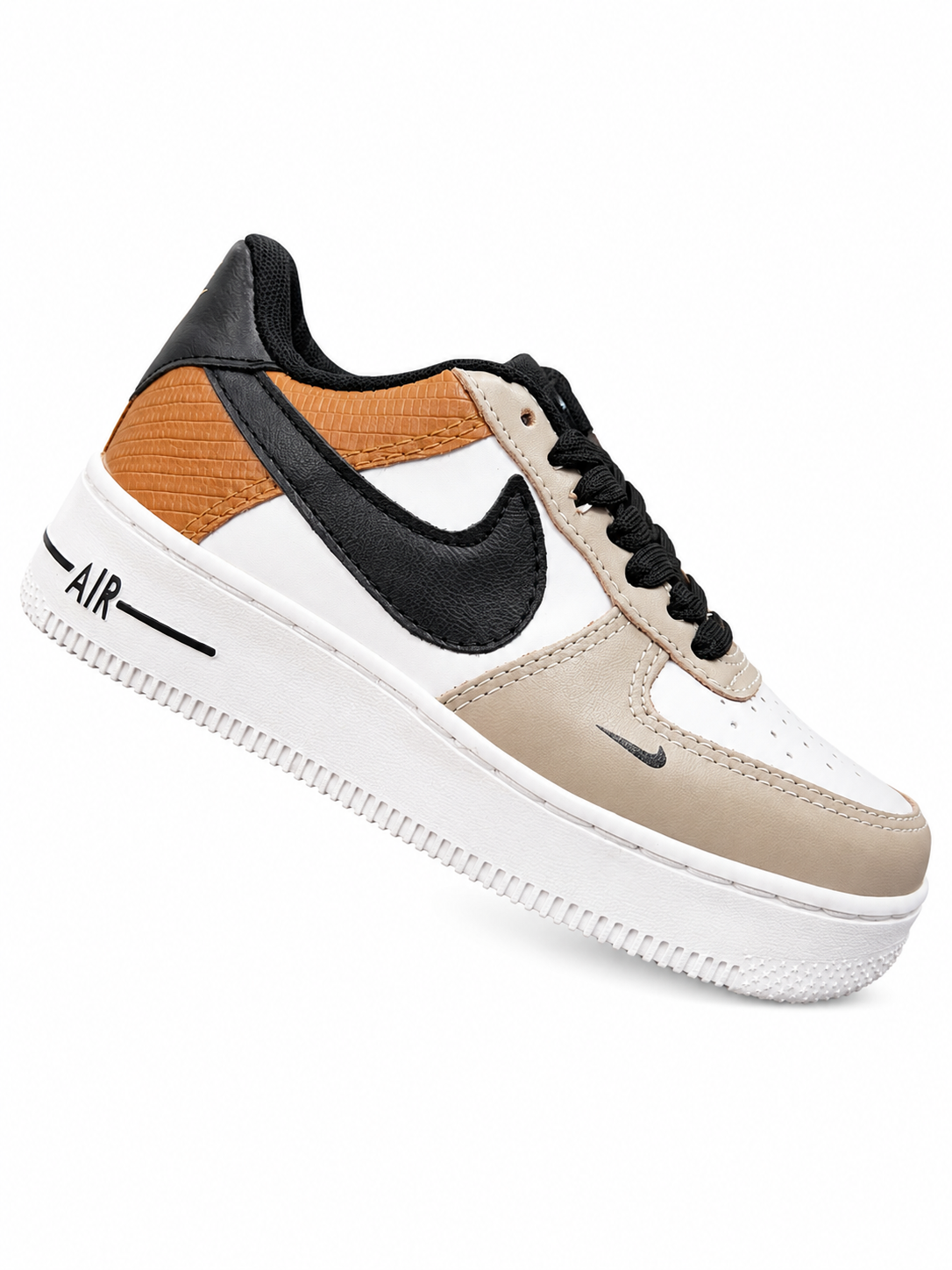 AF1 BLANCO NEGRO CAMEL