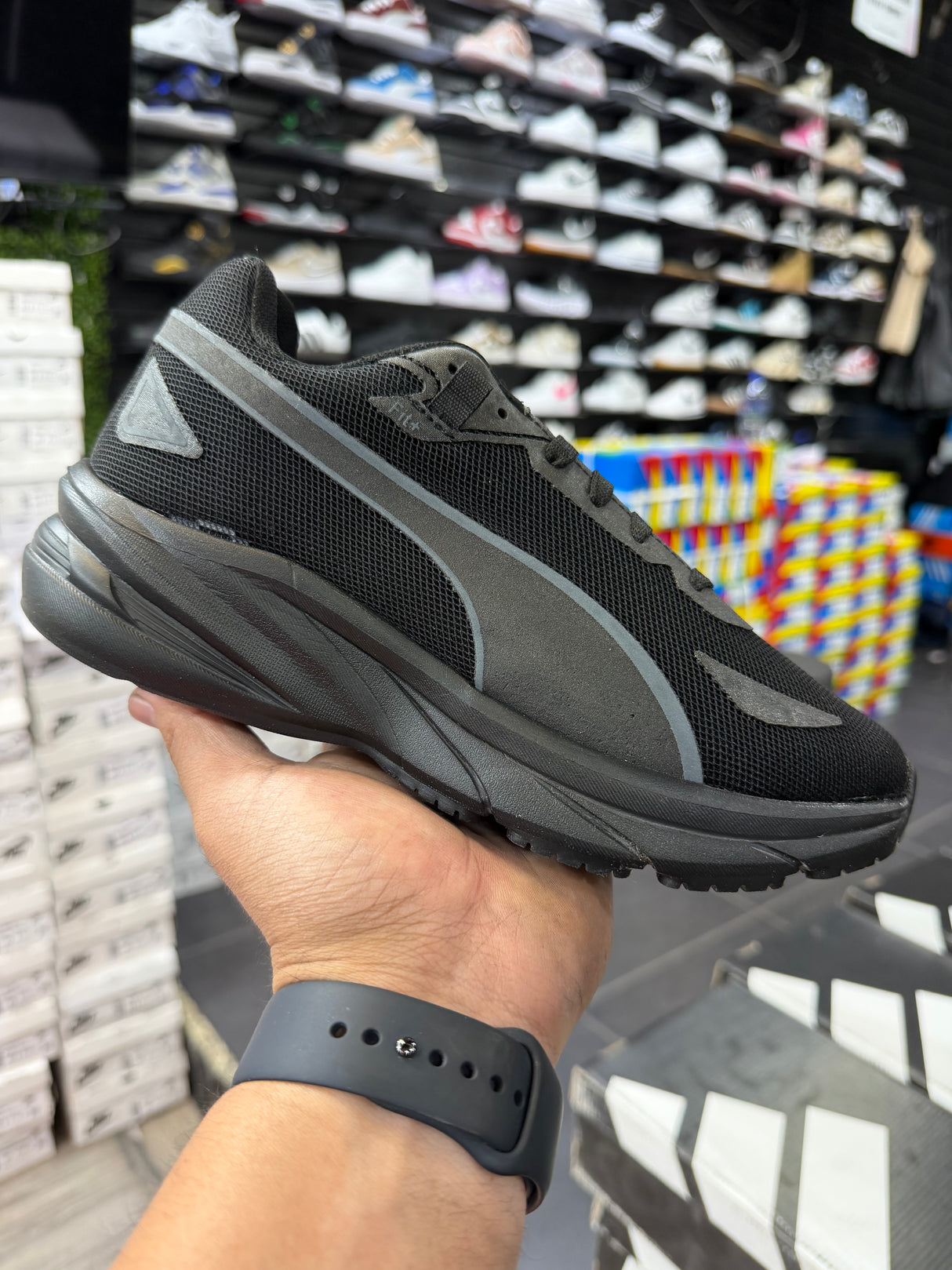 PUMA RUNING NEGRO OXFORD