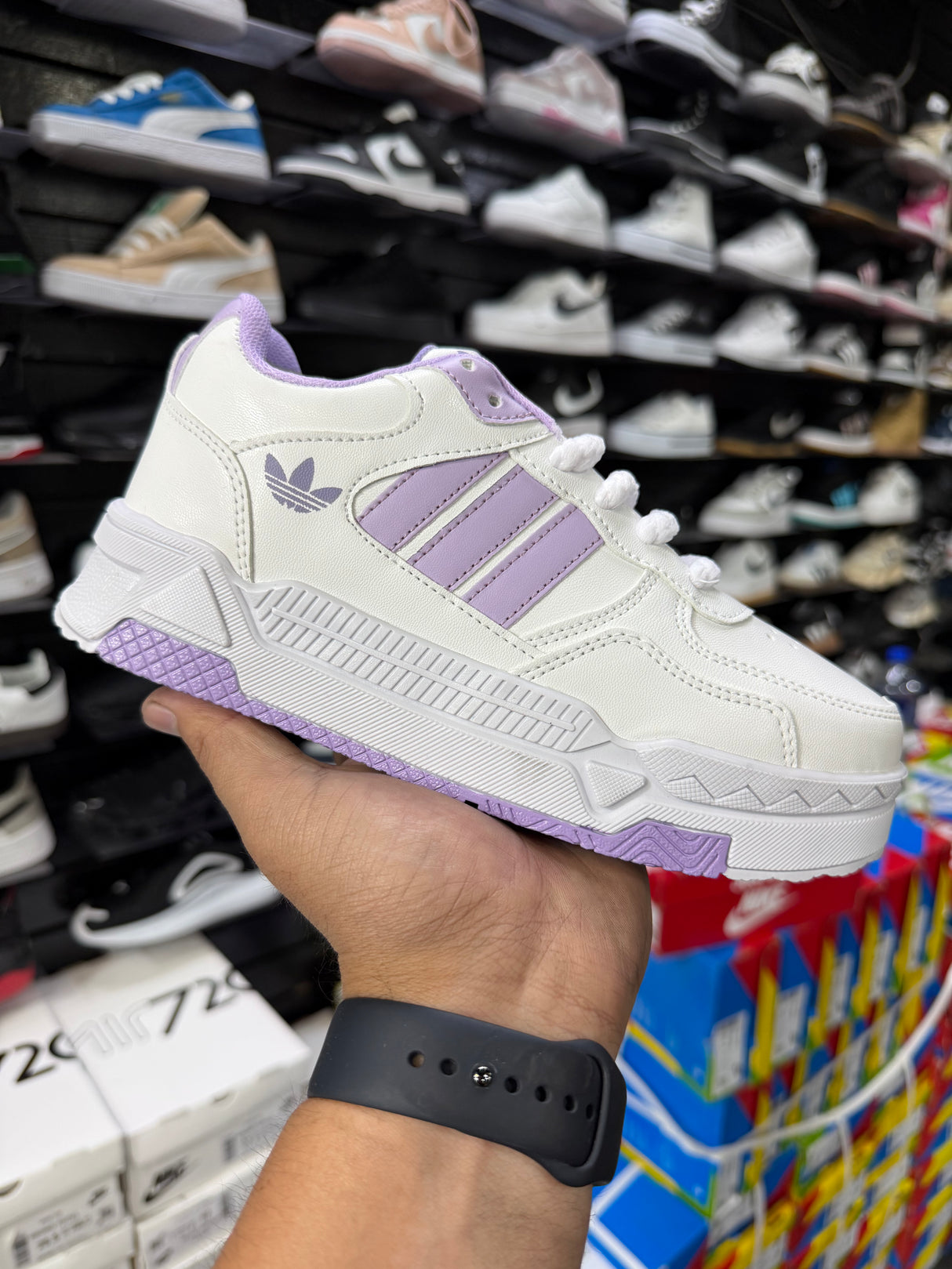 PTF ADIDAS BLANCO LILA