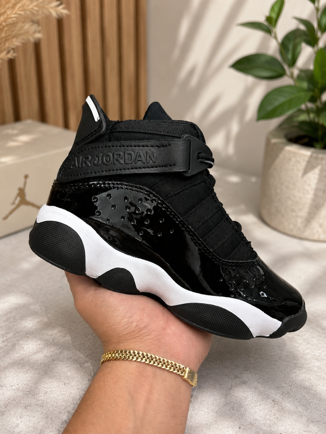 6 AROS NEGRO BLANCO