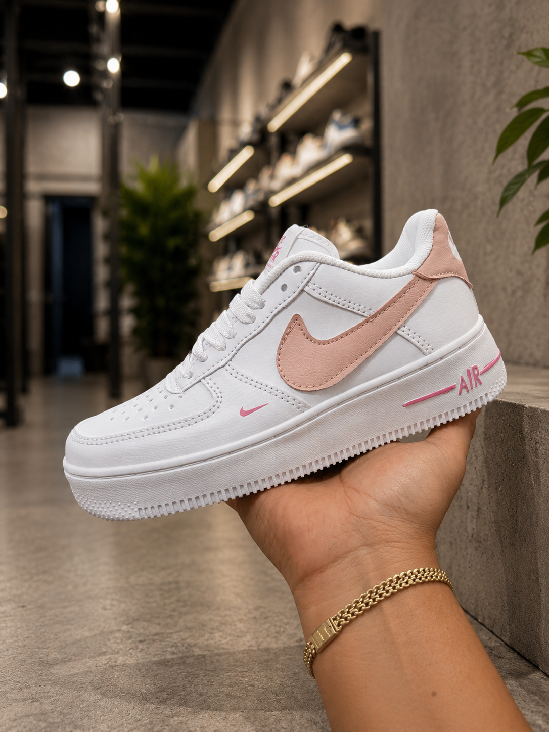 AF1 BLANCO ROSA PASTEL