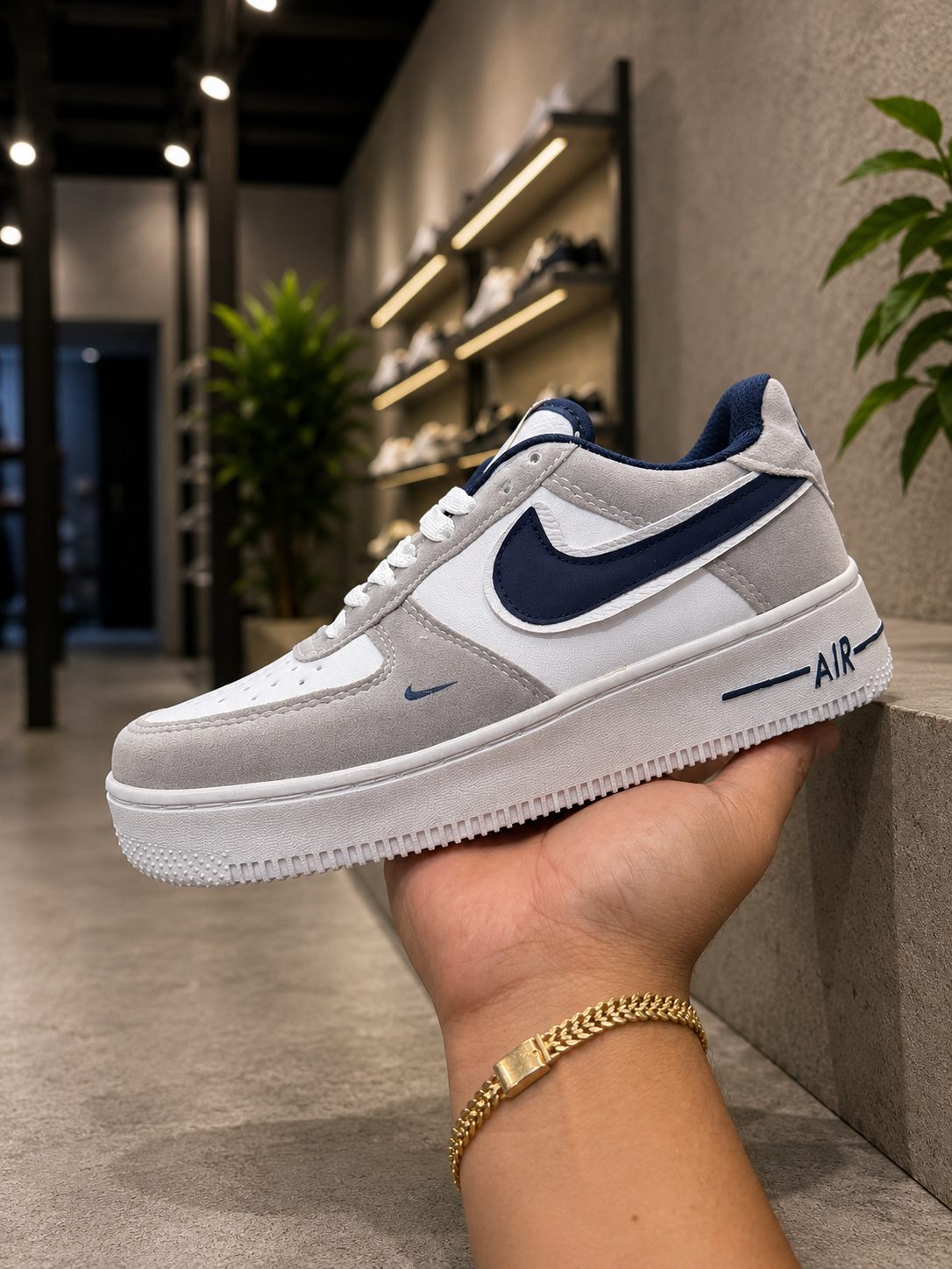 AF1 GRIS MARINO DP