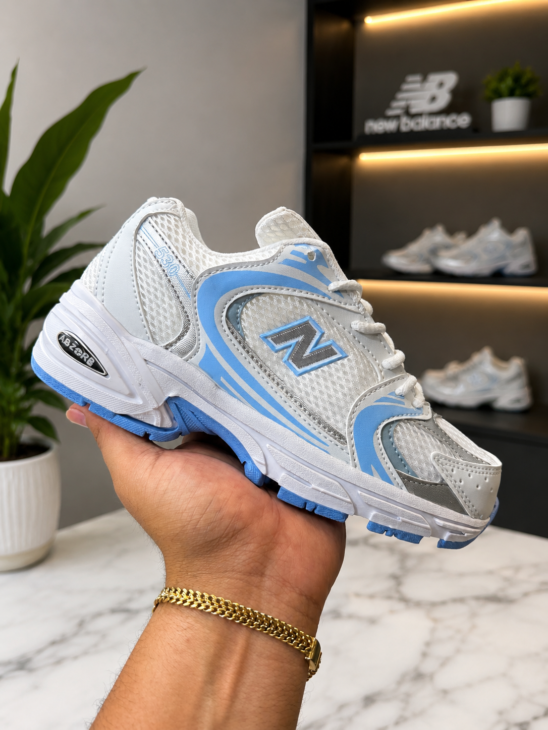 NEW BALANCE 530 BLANCO CIELO