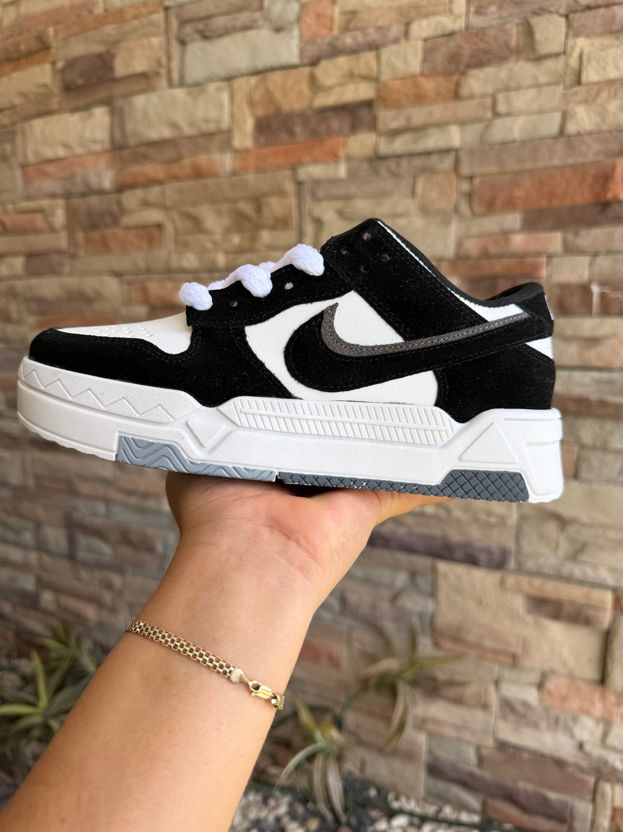 DUNK PANDA DOBLE PIPA GRIS_